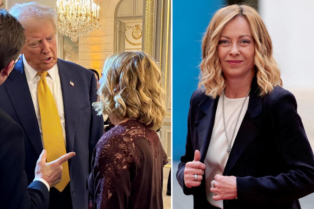Trump calls Italian PM Giorgia Meloni 'a real live wire'