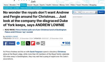 No wonder the royals don't want Andrew and Fergie around for Christmas... Just look at the company the disgraced Duke of York keeps, says ANDREW LOWNIE