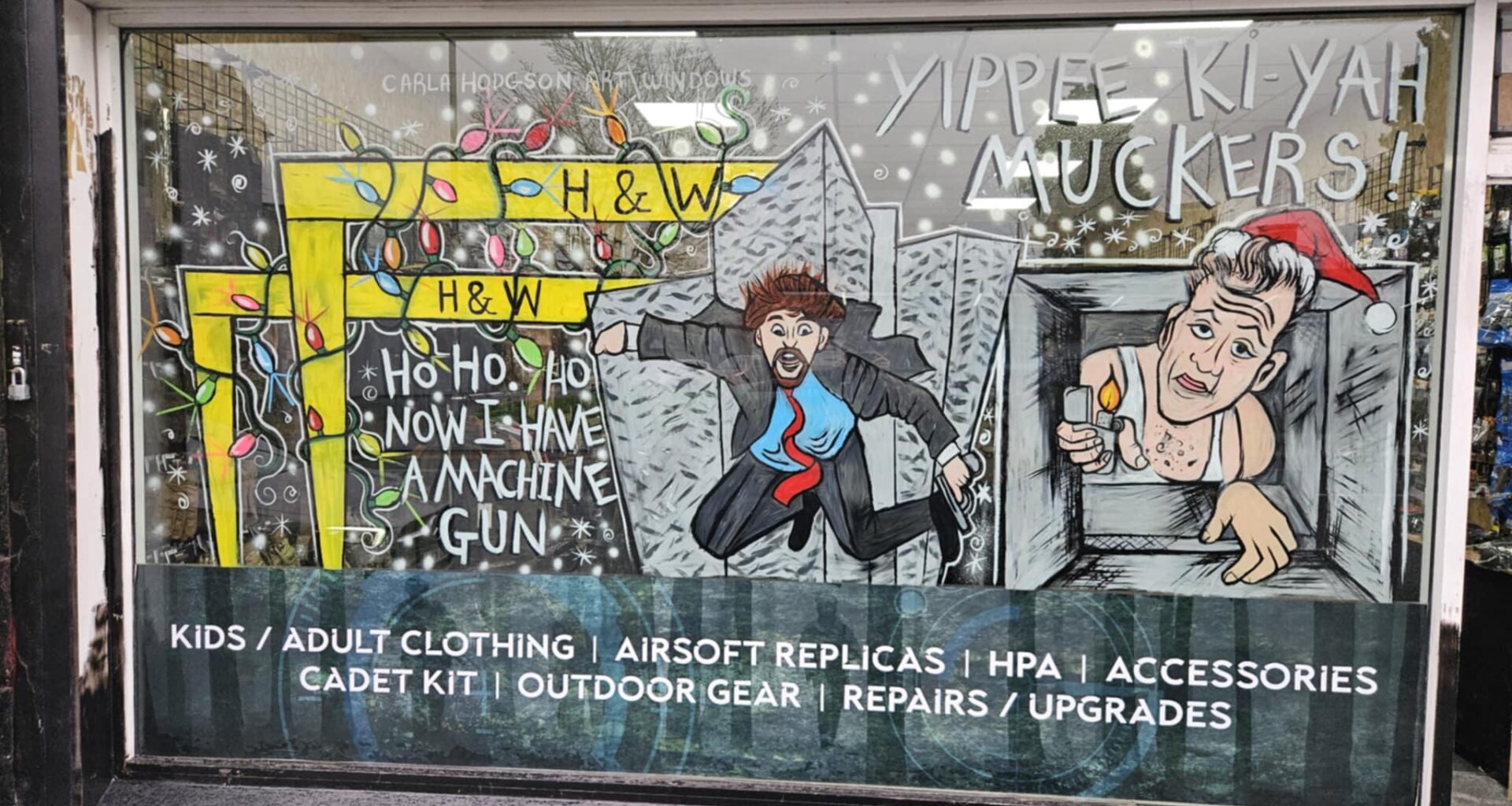 Christmas shop window 🎨