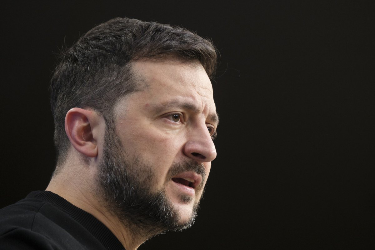 Ukrainian president Volodymyr Zelensky