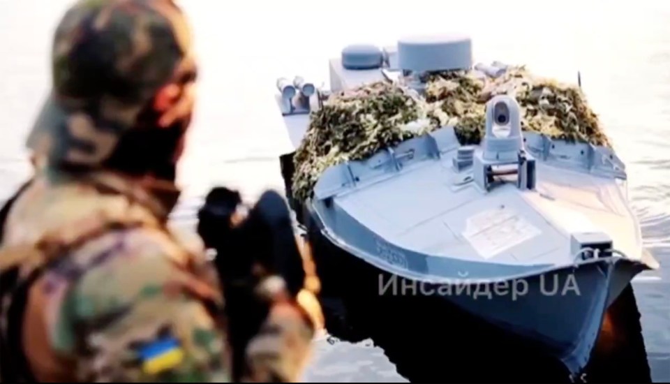 The Sea Baby drones are unmanned and can be equipped with a range of weapons