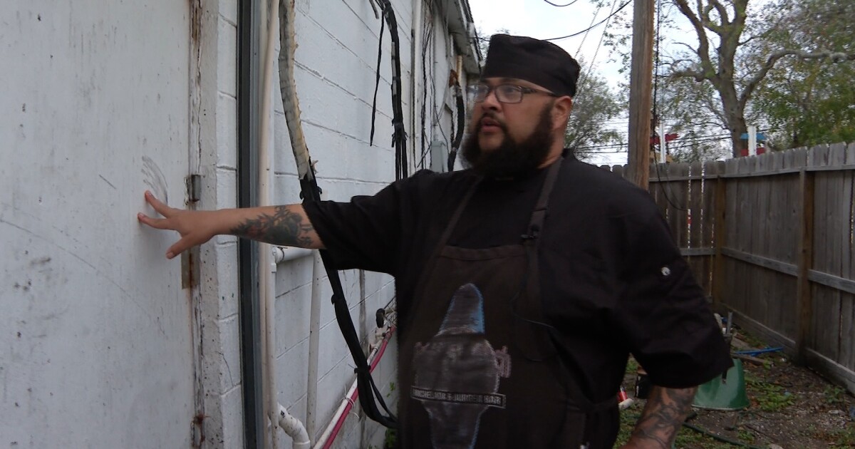 small business damaged after robbery