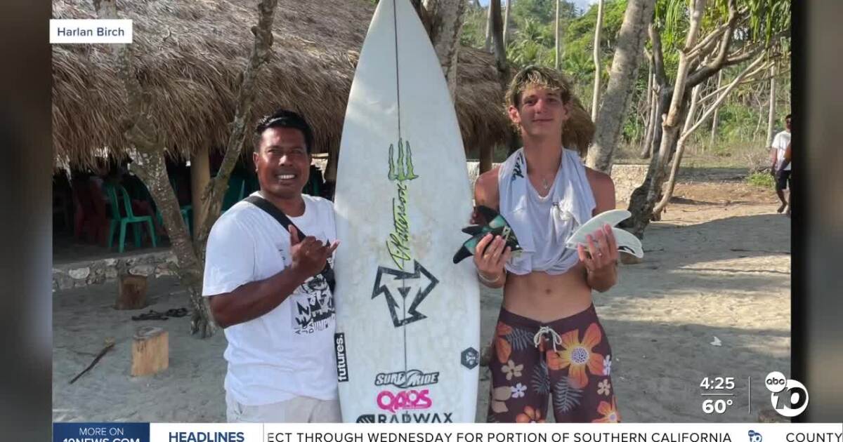 Del Mar student combining passion for environment with love of surfing