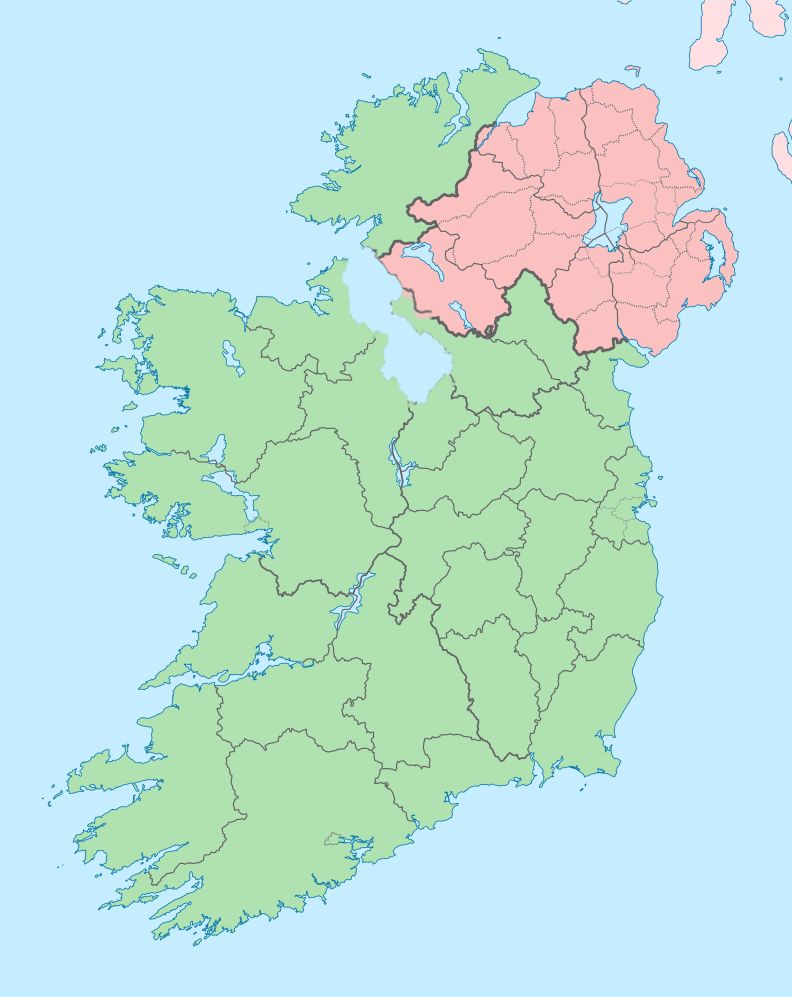 The REAL map of ireland