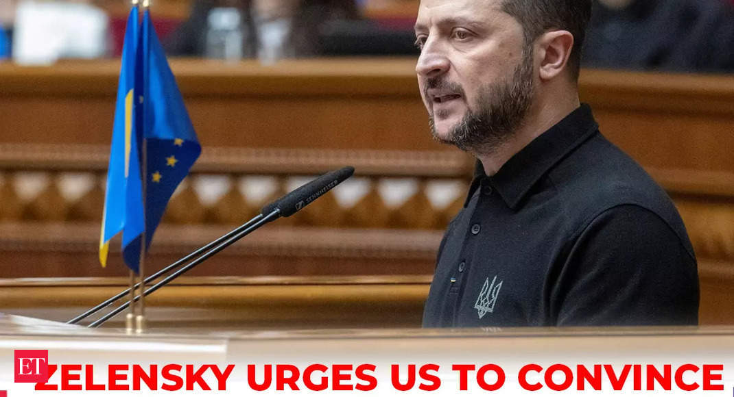 Ukraine's Zelenskyy urges US to convince European ‘sceptics’ to back his Nato membership bid - The Economic Times Video