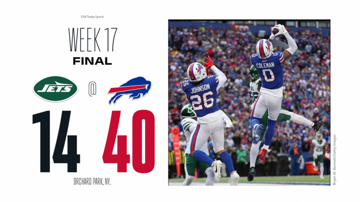 Bills throttle Jets lock their 2024 NFL playoff seed