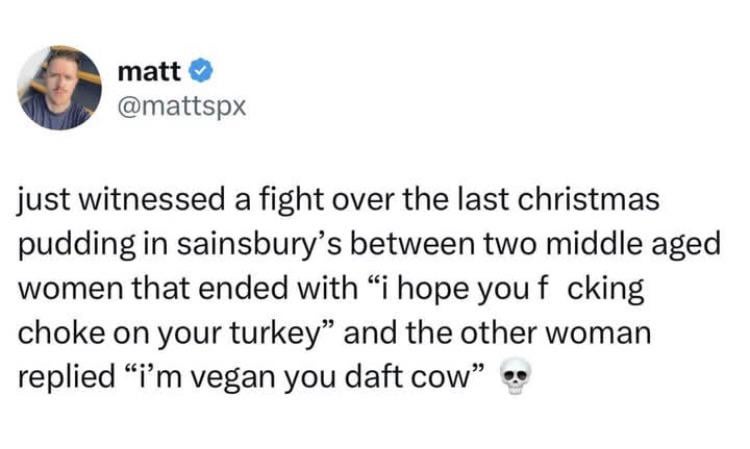 The battle for the last Christmas pudding