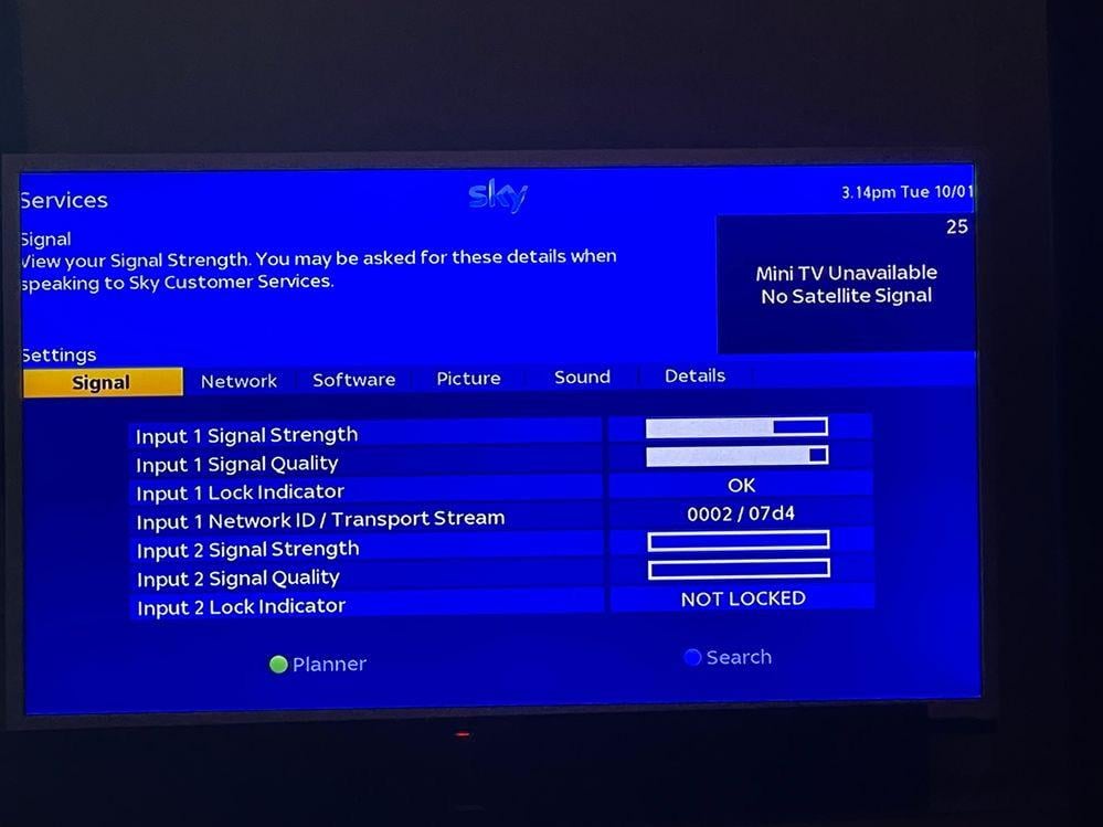 When u used to have to check the sky dish during a storm. Brings back memories living at my das