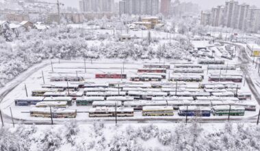 Balkans snowstorm leaves tens of thousands of homes without power, causes traffic chaos
