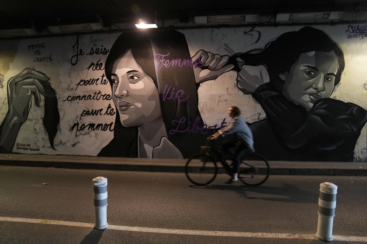 'Woman, Life, Freedom' Mural in France