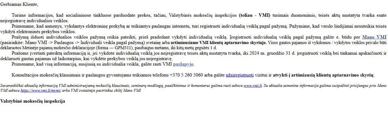 Ar yra kas tokį gavęs nors tikrai nieko nepardavinėja?