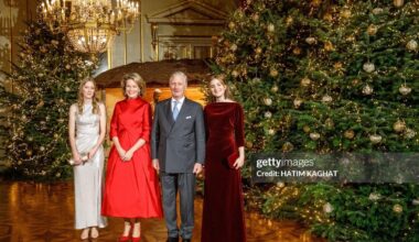 The Belgium Royals at the Christmas Concert at the Royal Palace in Brussels