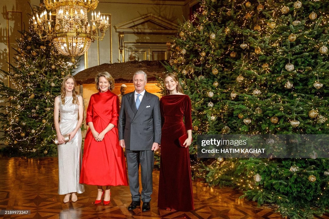 The Belgium Royals at the Christmas Concert at the Royal Palace in Brussels