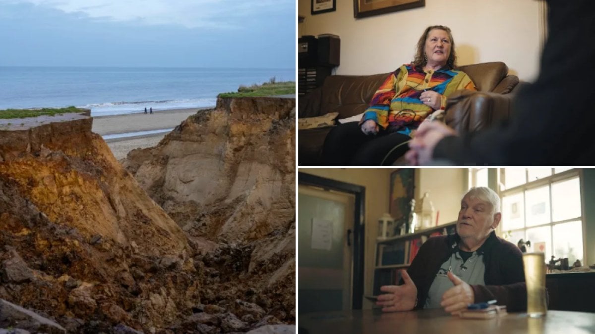 'Our homes are falling into the sea - and nobody is paying attention'