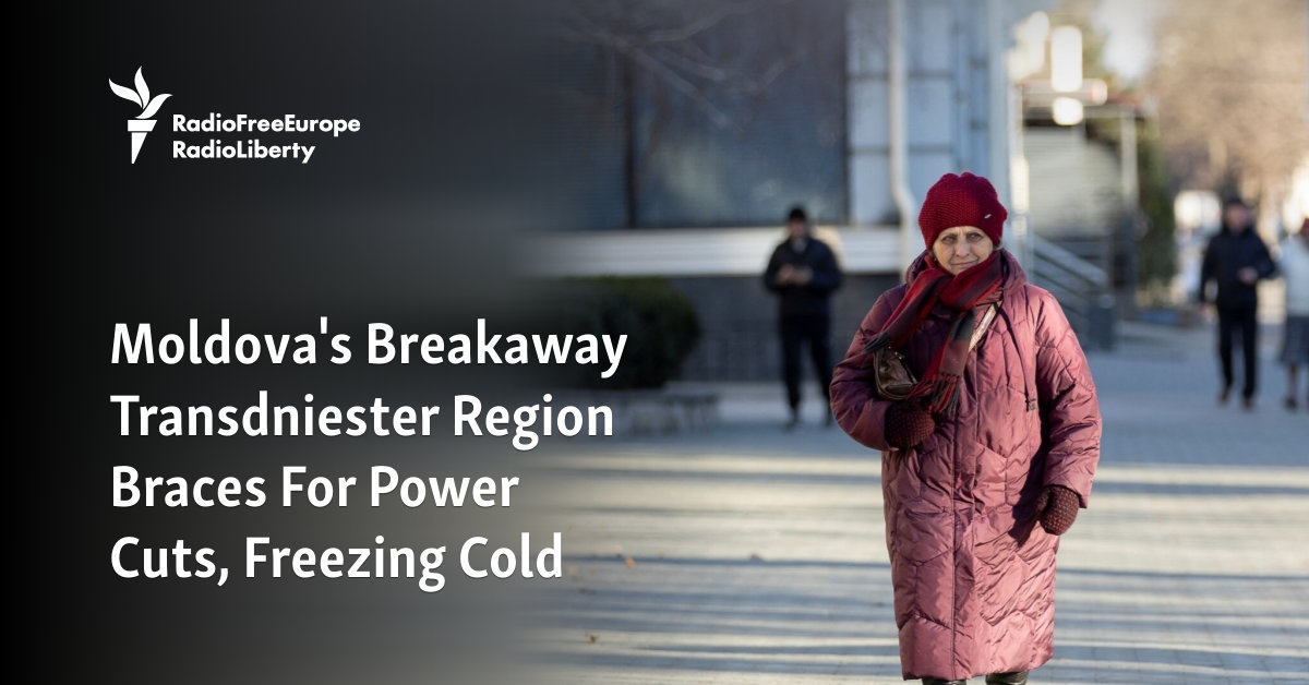 Moldova's Breakaway Transdniester Region Braces For Power Cuts, Freezing Cold