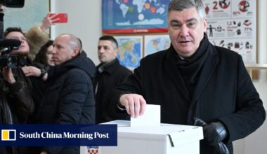 Croatia’s president favoured to win run-off amid EU and Nato tensions