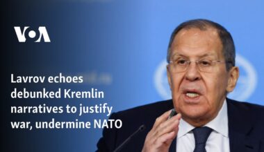 Lavrov echoes debunked Kremlin narratives to justify war, undermine NATO