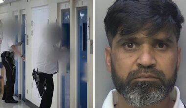 Sara Sharif's dad 'has target on back' after move to brutal prison where 'lag's head melted'