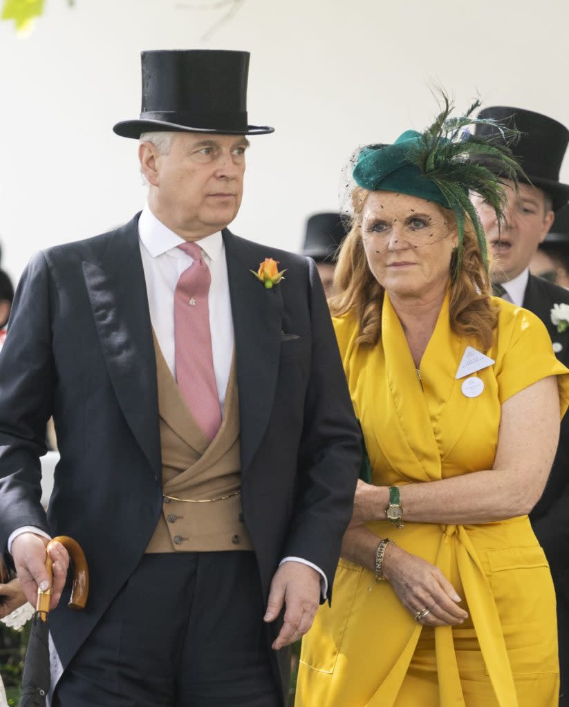 Sarah Ferguson walked out of an interview after she was asked whether she would be leaving the Royal Lodge. UK Press via Getty Images
