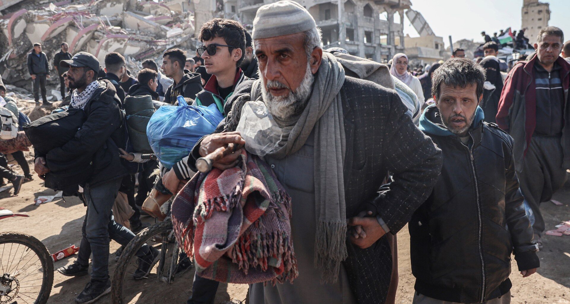 Exhausted Palestinians arrive in Gaza City to no homes, killed family | Israel-Palestine conflict News