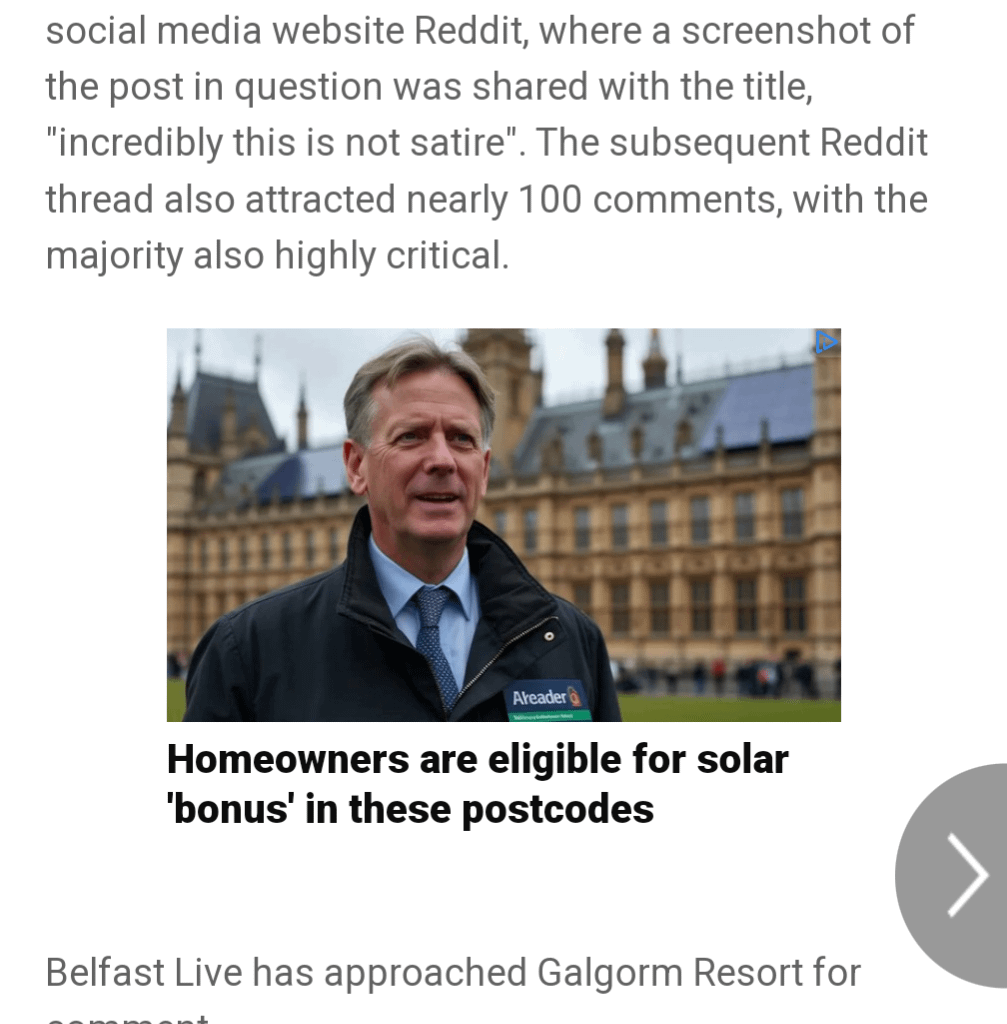 Alright which one of yous is a Belfast Live journalist?
