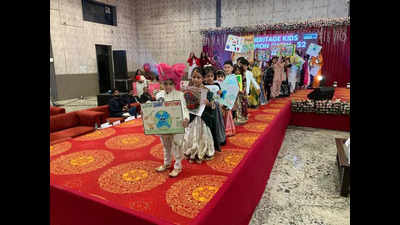 Kids walk the ramp in Jaipur with message to save environment