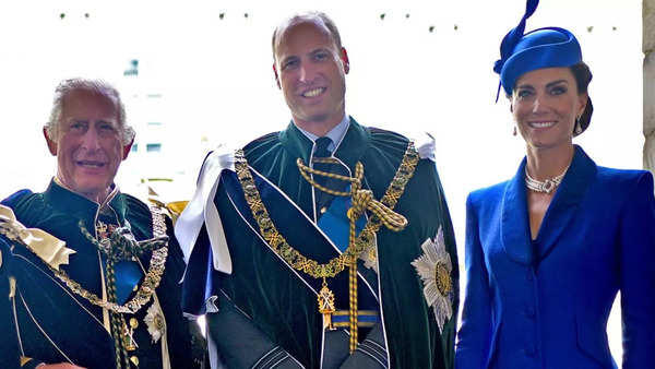King Charles III-Prince William- Kate Middleton