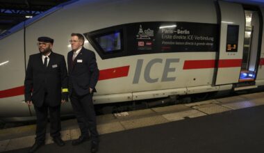 Daredevil Hungarian clings to German fast train after cigarette break