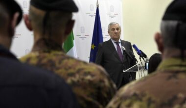 Italy's FM Antonio Tajani meets Lebanon's new president for talks in Beirut