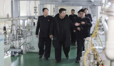 North Korea's Kim Jong-un inspects nuclear facility, increasing pressure on US and South Korea