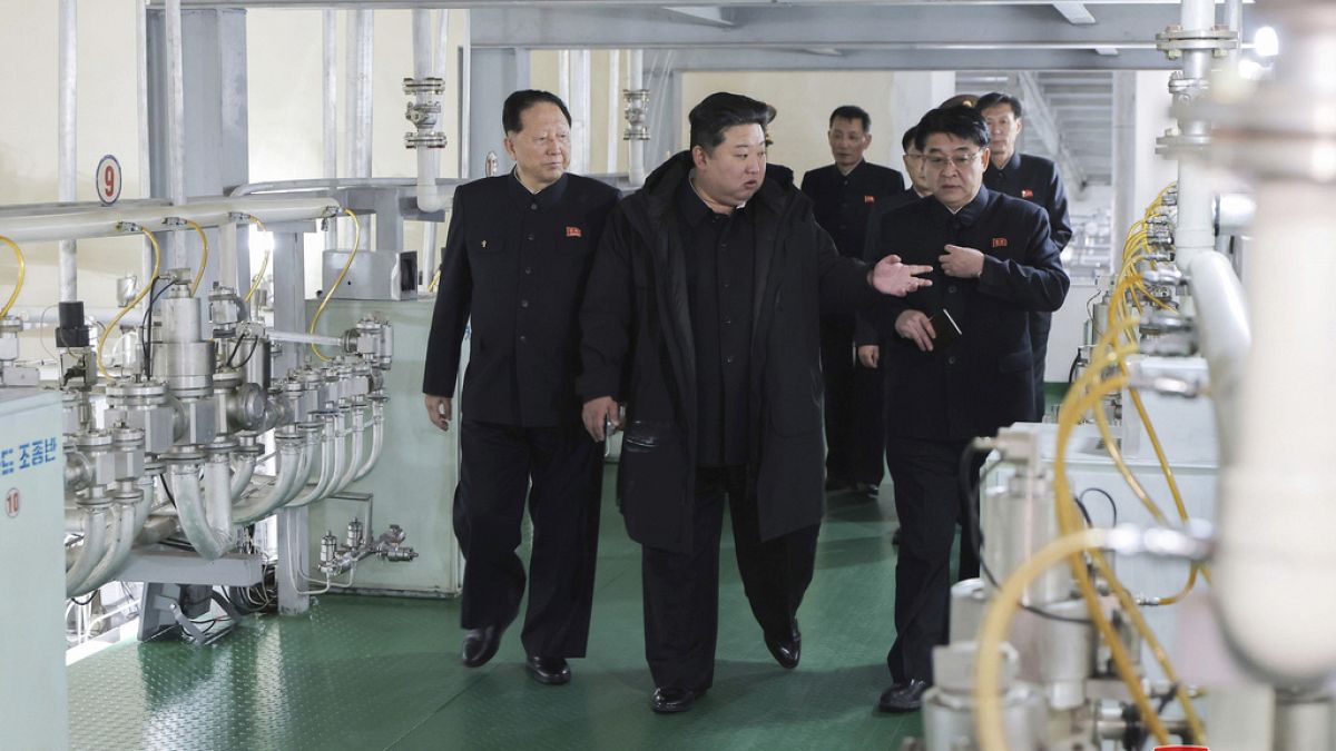 North Korea's Kim Jong-un inspects nuclear facility, increasing pressure on US and South Korea