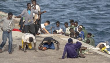 Hundreds of migrants arrive in Spain's Canary Islands continuing the record-breaking influx