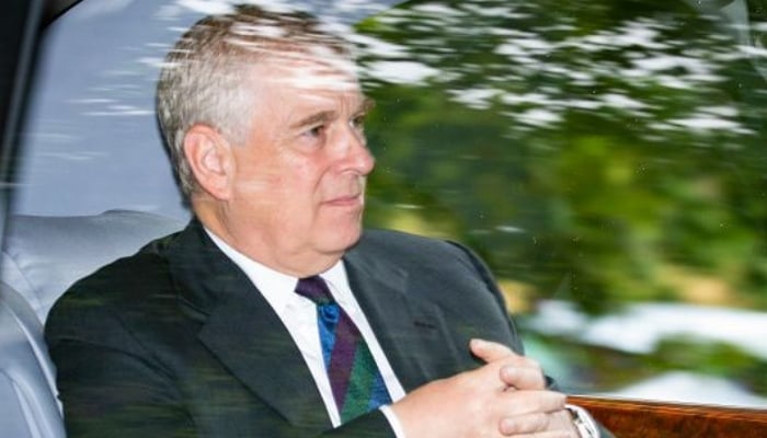 Prince Andrew spotted looking tense at Windsor stables ahead of  65th birthday