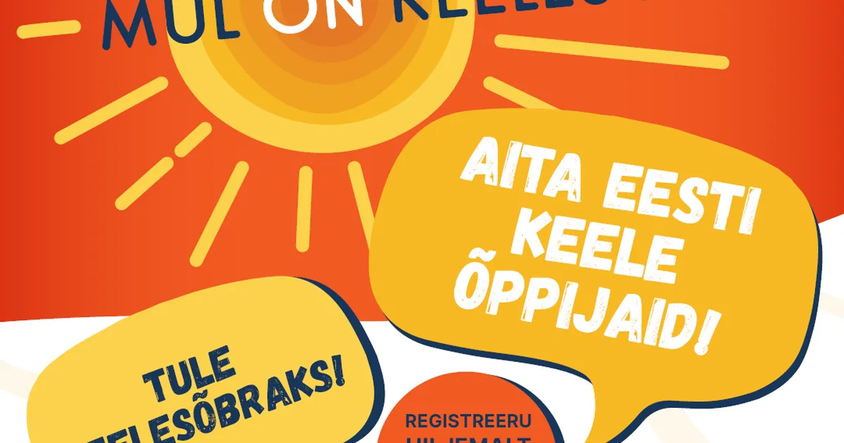 Eesti keele rääkijad on oodatud keeleõppijatele appi