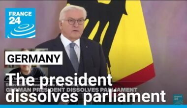 Germany's president dissolves parliament, sets national election for Feb. 23 • FRANCE 24 English