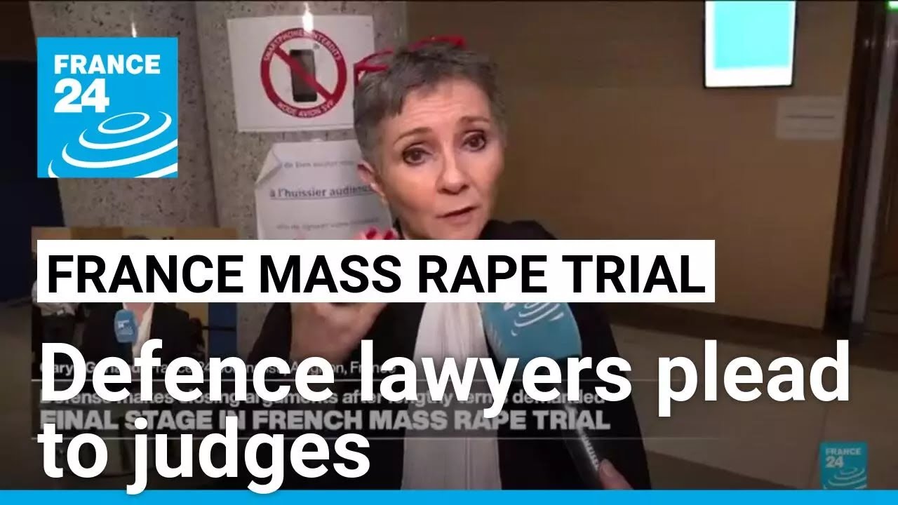 Defence lawyers plead to judges in French mass rape trial • FRANCE 24 English