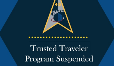 Trusted Traveler Program Suspended At Cape Canaveral SF Station and Patrick Space Force Base