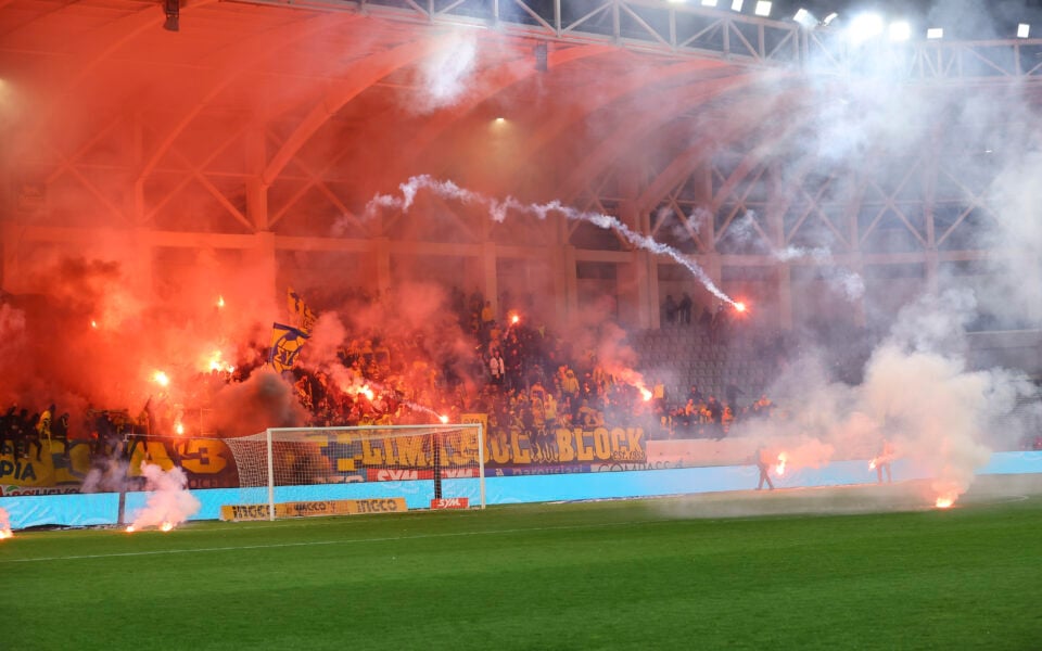 Marine flares fired at soccer games mean an attempted murder charge, Cyprus justice minister says