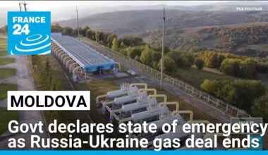 Moldova declares state of emergency as Russia-Ukraine gas deal ends • FRANCE 24 English