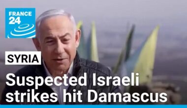 Suspected Israeli strikes hit Syrian capital Damascus • FRANCE 24 English