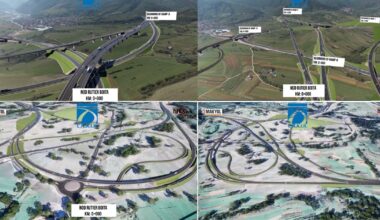 Autostrada Sibiu-Pitești: „Cel mai complex nod rutier din România”, la intrarea nordică pe Valea Oltului