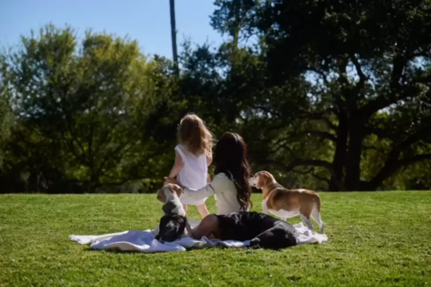 Both Prince Archie and Princess Lilibet featured in the montage video (Instagram/@meghan)