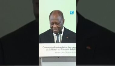Côte d'Ivoire: le président Ouattara se dit "désireux de continuer à servir" son pays • FRANCE 24