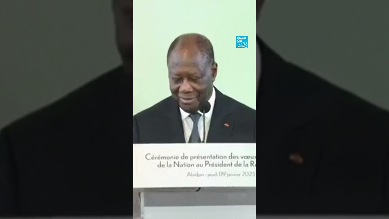 Côte d'Ivoire: le président Ouattara se dit "désireux de continuer à servir" son pays • FRANCE 24