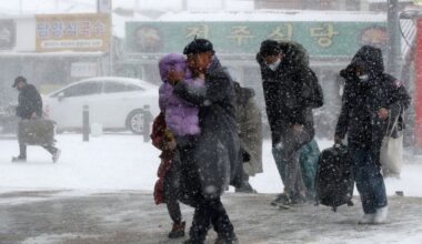 Coldest days of season observe in South Korea