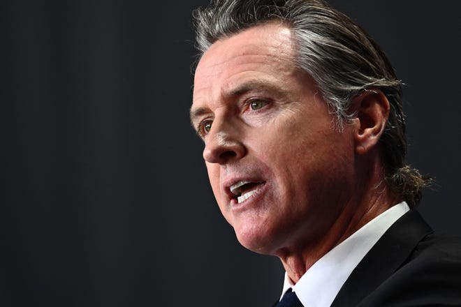 California Gov. Gavin Newsom in Beverly Hills in 2023.