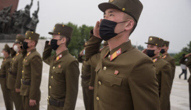 North Korean soldiers