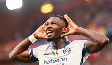 Photo – France FIFA World Cup Star Celebrates Venezia 0-1 Inter Milan Serie A Win