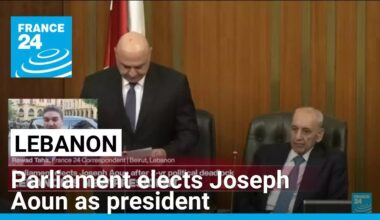 Lebanese parliament elects Joseph Aoun as president, ending political deadlock • FRANCE 24 English