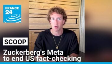 Zuckerberg's Meta to end US fact-checking: Why and what next? • FRANCE 24 English